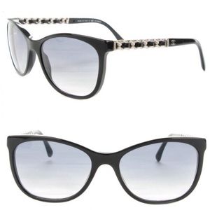CHANEL CC Chain Polarized Sunglasses